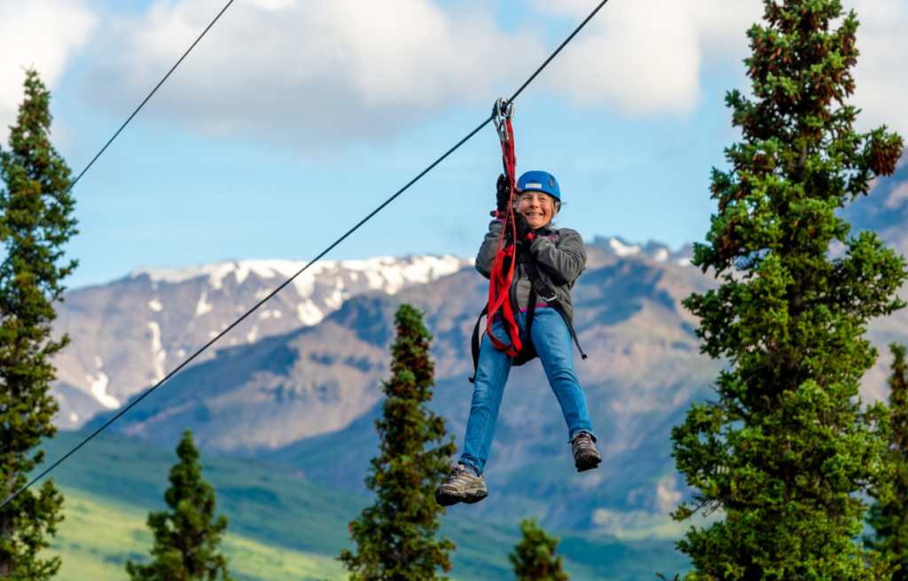 Denali Park Zipline tour