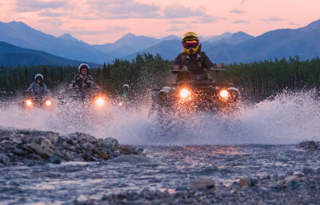 Alaska midnight sun atv tour